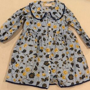 Roller Rabbit Blue and Yellow Floral Dress